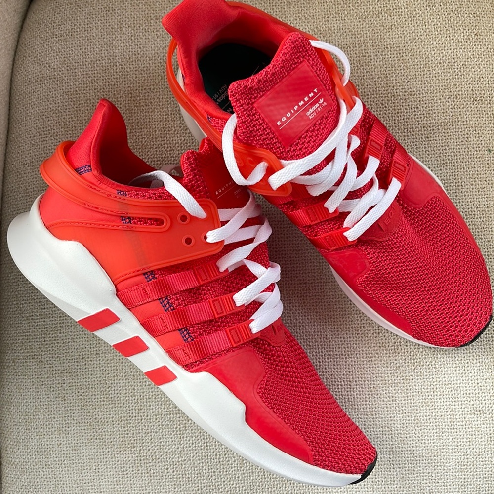 adidas Red Athletic Shoes